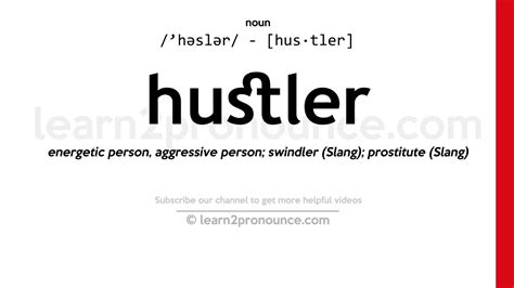 hustler meaning in tagalog|hustler in English .
